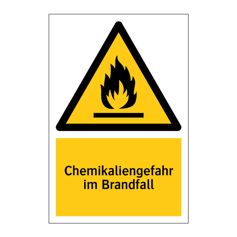 Chemikaliengefahr im Brandfall
