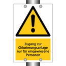 Zugang zur Chlorierungsanlage nur für eingewiesene Personen