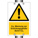 Co₂ Warnung vor Erstickungsgefahr durch Co₂