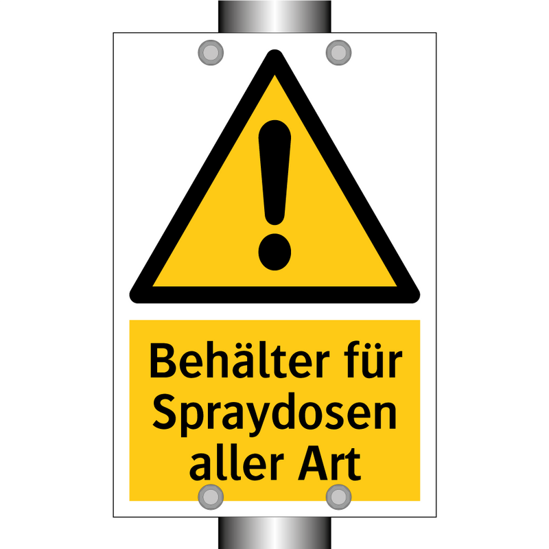 Behälter für Spraydosen aller Art