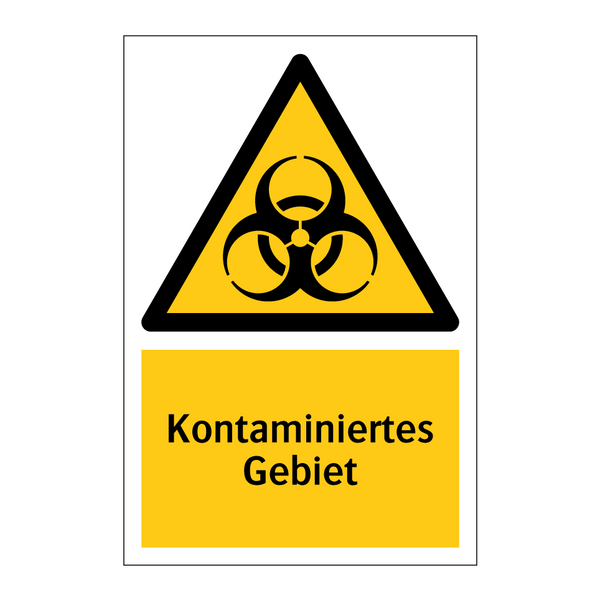 Kontaminiertes Gebiet