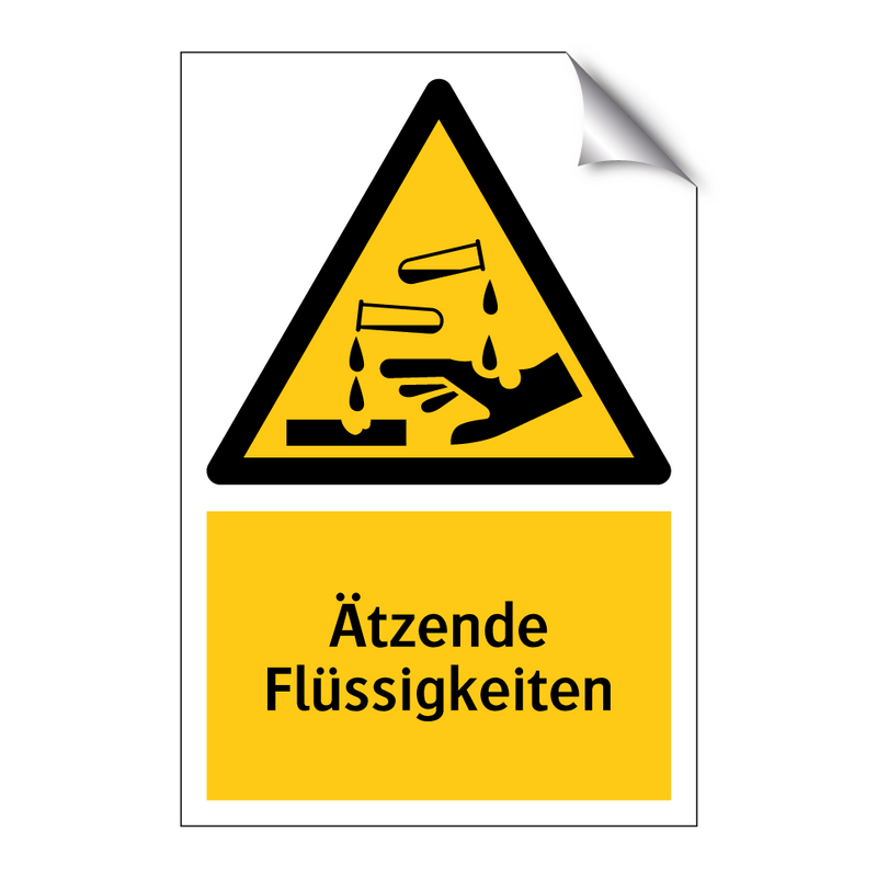 Ätzende Flüssigkeiten