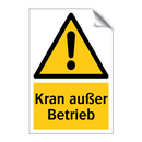 Kran außer Betrieb