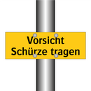 Vorsicht Schürze tragen