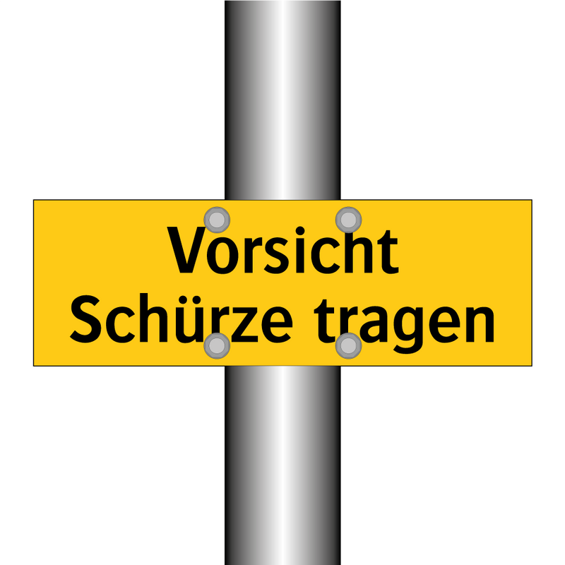 Vorsicht Schürze tragen