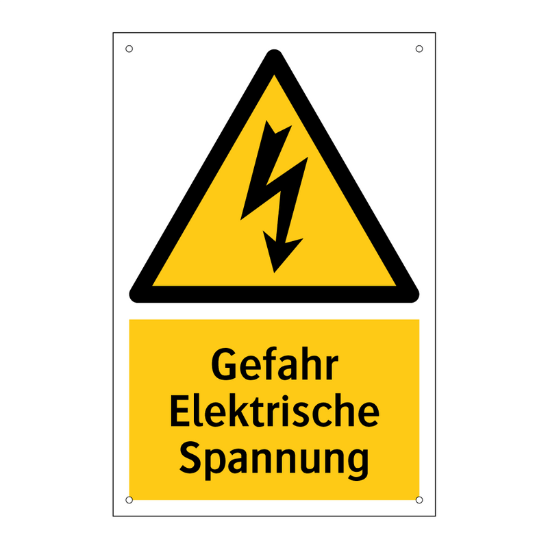 Gefahr Elektrische Spannung