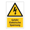 Gefahr Elektrische Spannung