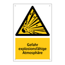 Gefahr explosionsfähige Atmosphäre