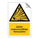 Gefahr explosionsfähige Atmosphäre