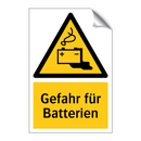 Gefahr für Batterien