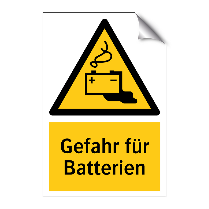 Gefahr für Batterien