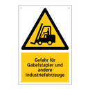 Gefahr für Gabelstapler und andere Industriefahrzeuge