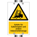 Gefahr für Gabelstapler und andere Industriefahrzeuge