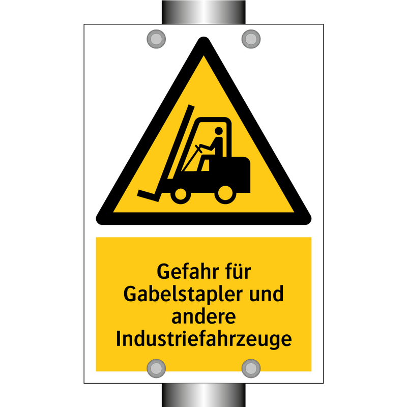 Gefahr für Gabelstapler und andere Industriefahrzeuge