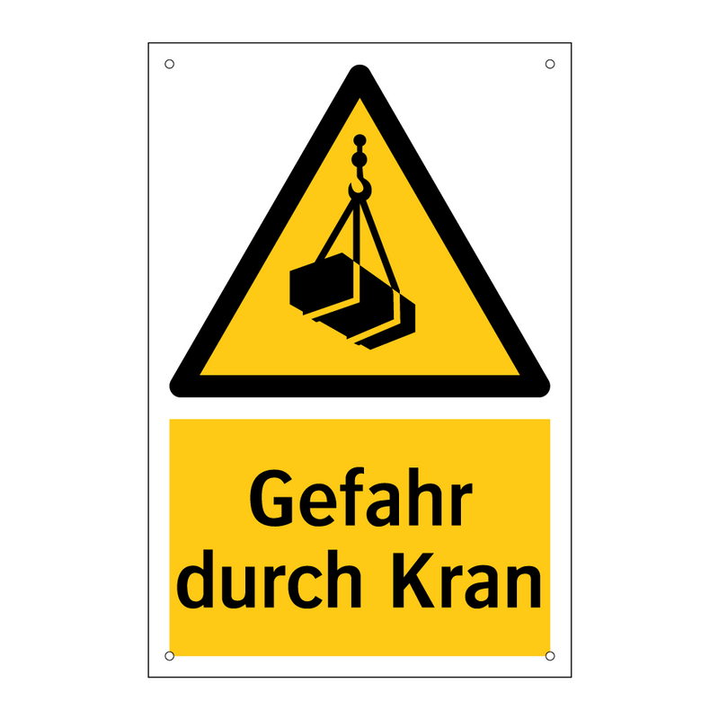 Gefahr durch Kran