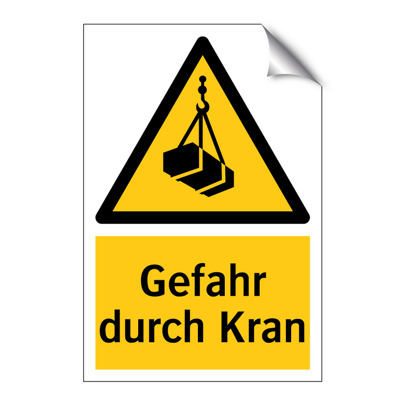 Gefahr durch Kran