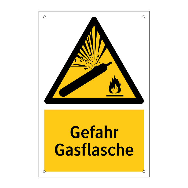 Gefahr Gasflasche
