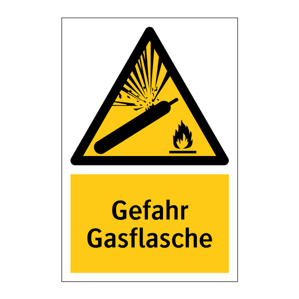 Gefahr Gasflasche