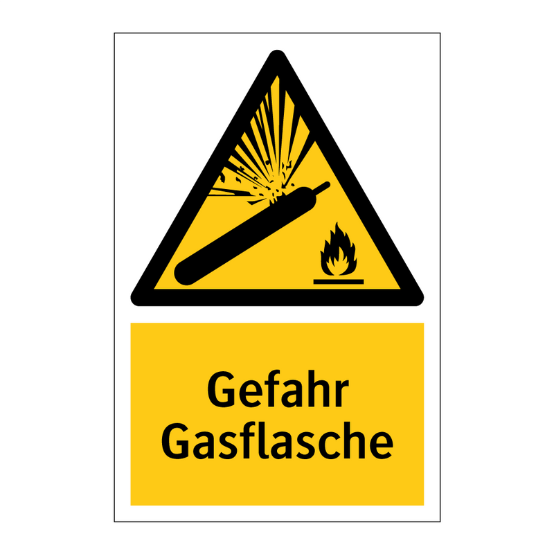 Gefahr Gasflasche