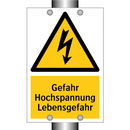 Gefahr Hochspannung Lebensgefahr