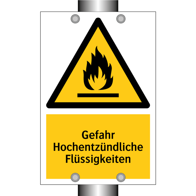 Gefahr Hochentzündliche Flüssigkeiten