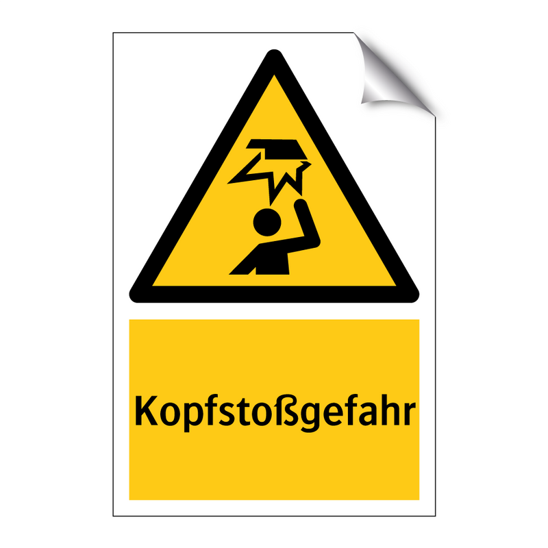Kopfstoßgefahr