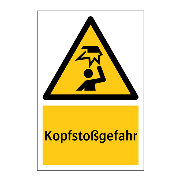 Kopfstoßgefahr