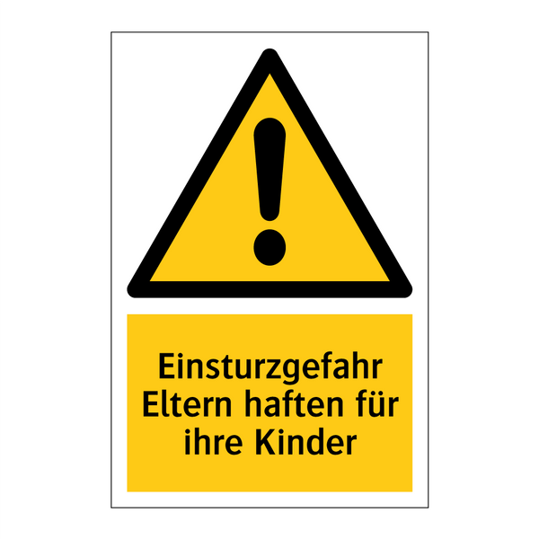Einsturzgefahr Eltern haften für ihre Kinder