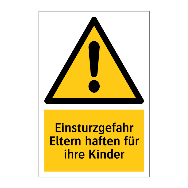Einsturzgefahr Eltern haften für ihre Kinder