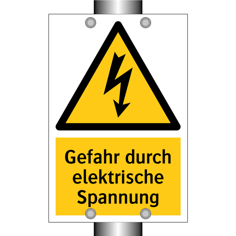 Gefahr durch elektrische Spannung