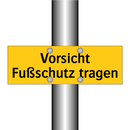 Vorsicht Fußschutz tragen
