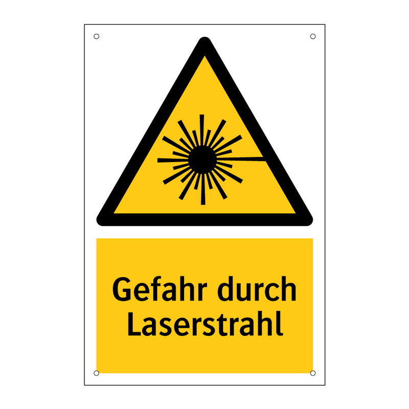 Gefahr durch Laserstrahl