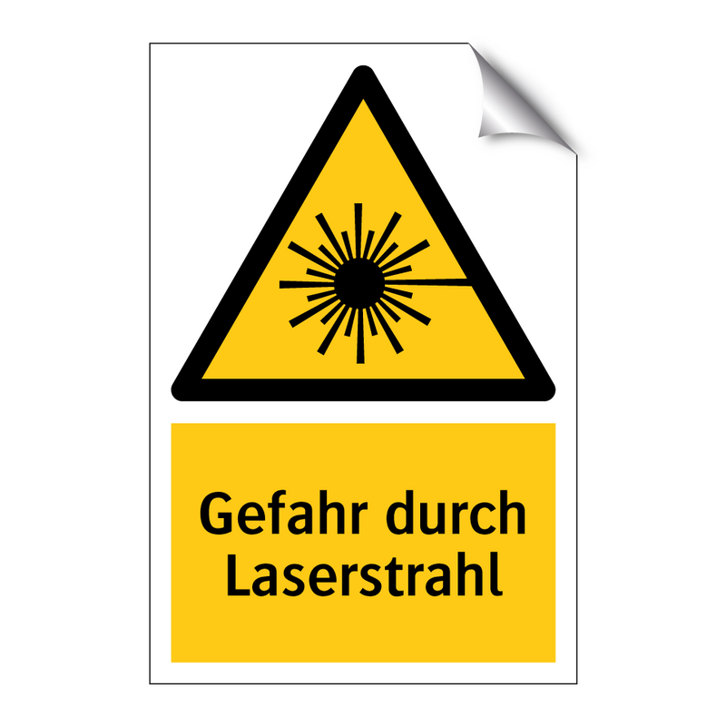 Gefahr durch Laserstrahl