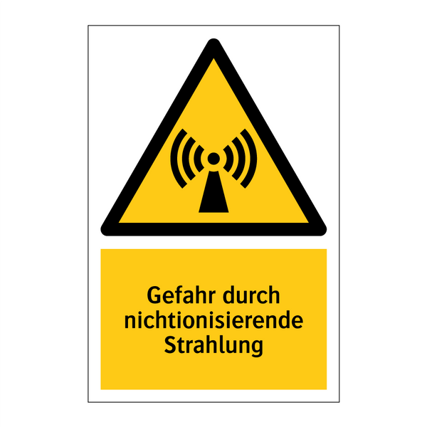 Gefahr durch nichtionisierende Strahlung