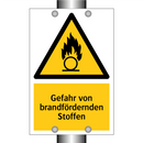 Gefahr von brandfördernden Stoffen