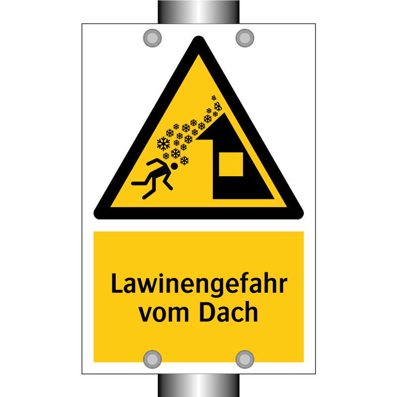 Lawinengefahr vom Dach