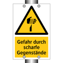Gefahr durch scharfe Gegenstände