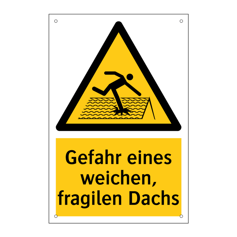 Gefahr eines weichen, fragilen Dachs