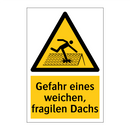 Gefahr eines weichen, fragilen Dachs