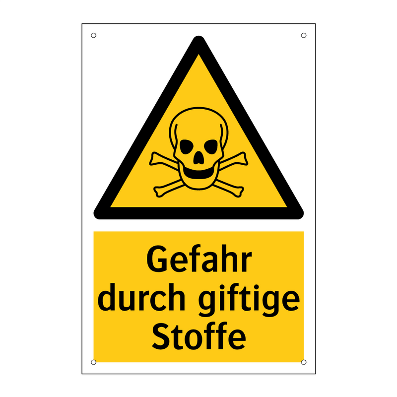 Gefahr durch giftige Stoffe