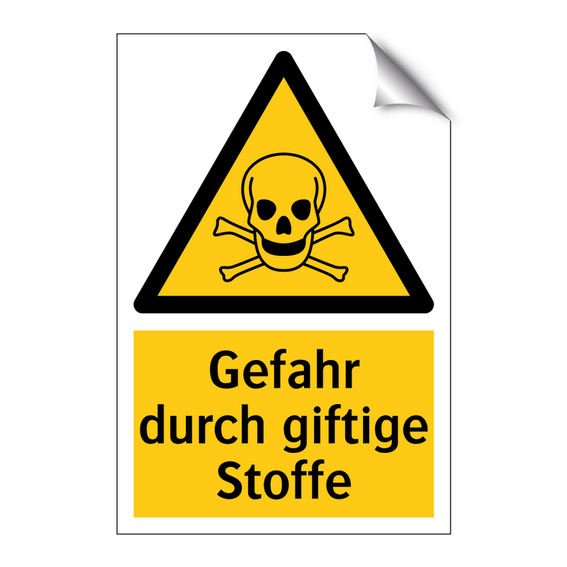 Gefahr durch giftige Stoffe