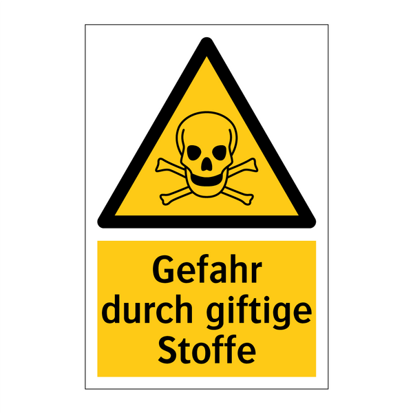 Gefahr durch giftige Stoffe