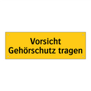 Vorsicht Gehörschutz tragen