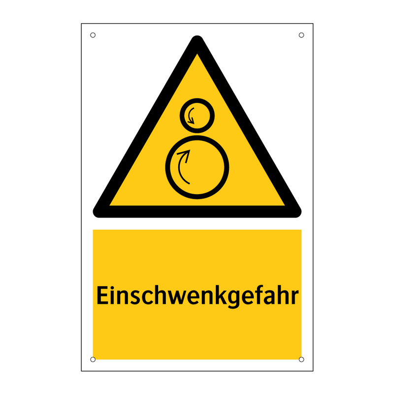 Einschwenkgefahr