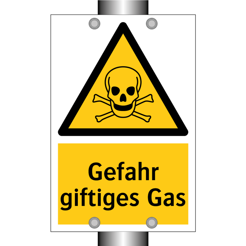 Gefahr giftiges Gas