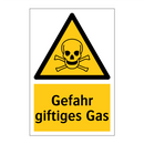 Gefahr giftiges Gas