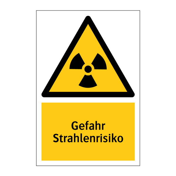 Gefahr Strahlenrisiko