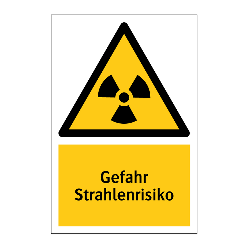 Gefahr Strahlenrisiko