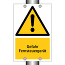 Gefahr Fernsteuergerät