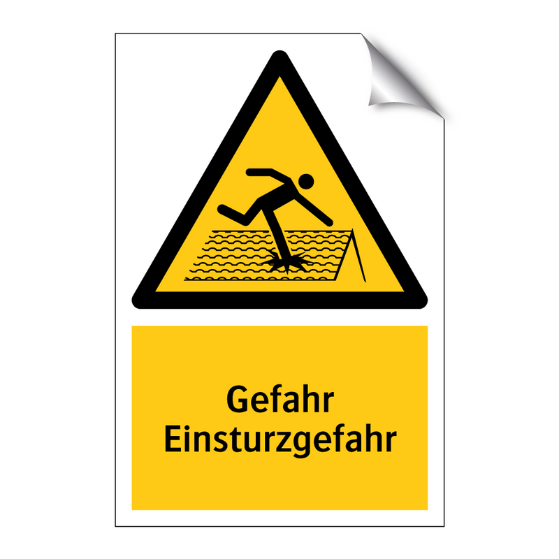 Gefahr Einsturzgefahr